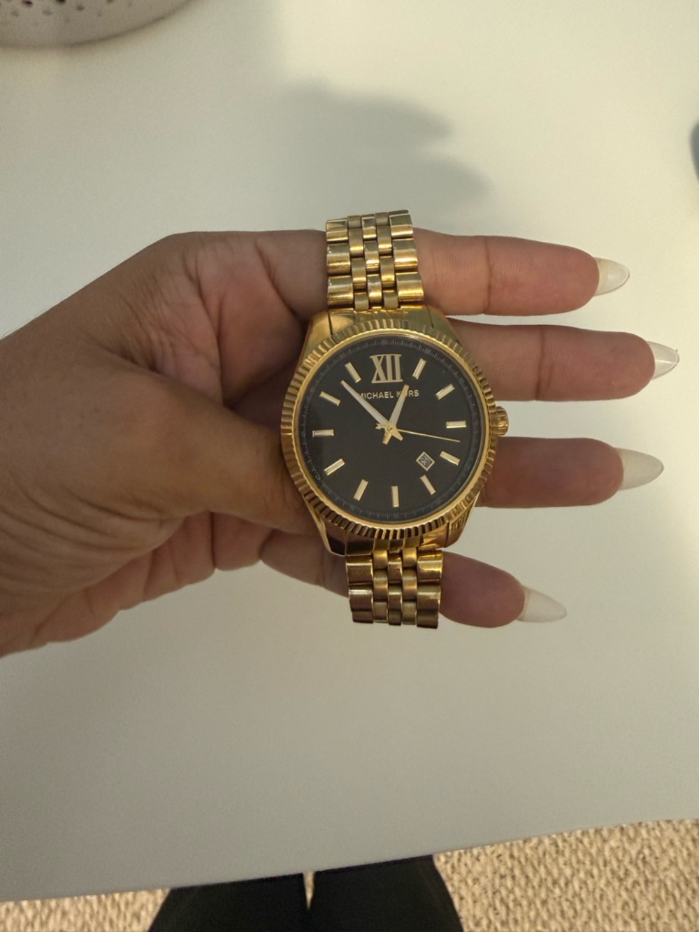 Michael Kors Gold and Black Bracelet Watch